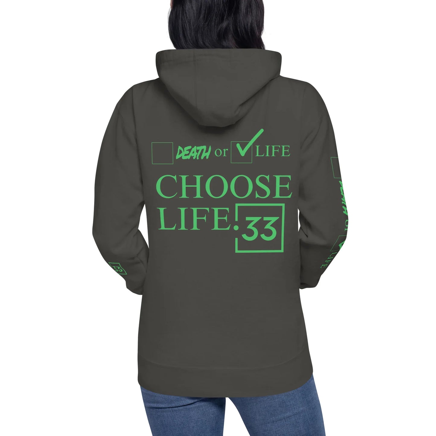 CHOSSE LIFE Unisex Hoodie - Da G.A.T.E 33