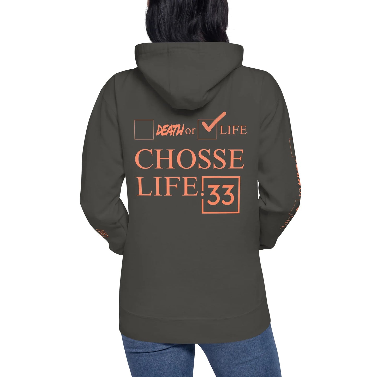 CHOOSE LIFE Unisex Hoodie - Da G.A.T.E 33