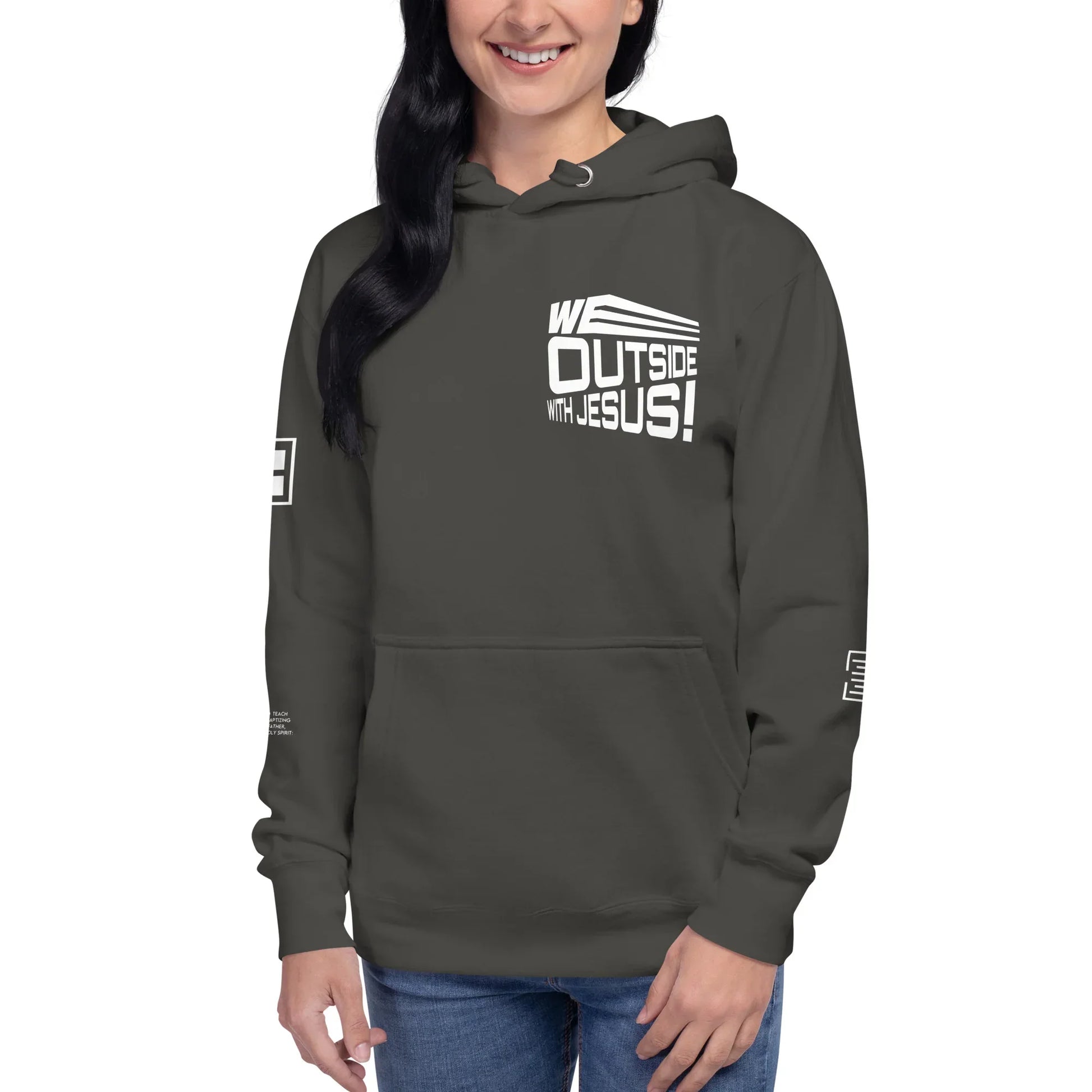 WE OUTSIDE -W- JESUS Unisex Hoodie - Da G.A.T.E 33