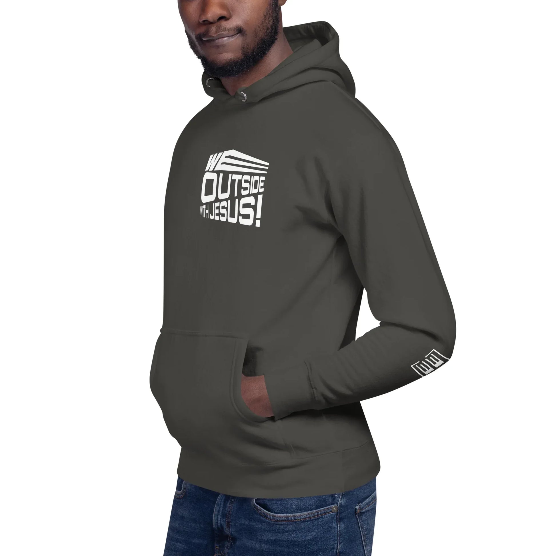WE OUTSIDE -W- JESUS Unisex Hoodie - Da G.A.T.E 33