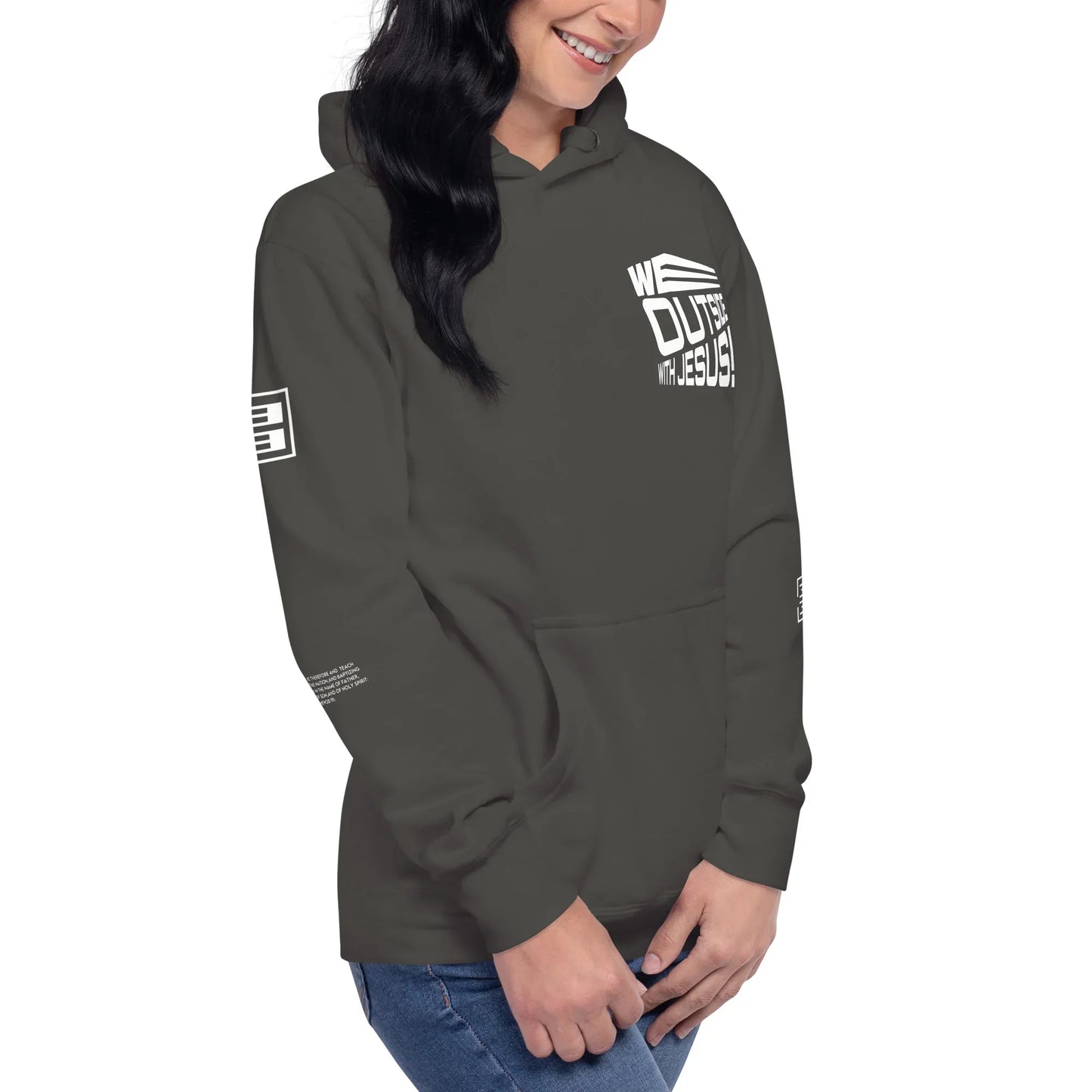 WE OUTSIDE -W- JESUS Unisex Hoodie - Da G.A.T.E 33