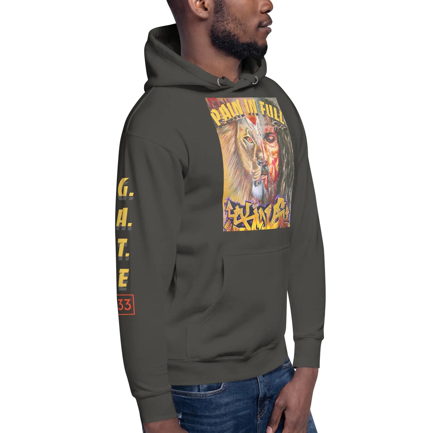 PAIN IN FULL Unisex Hoodie - Da G.A.T.E 33