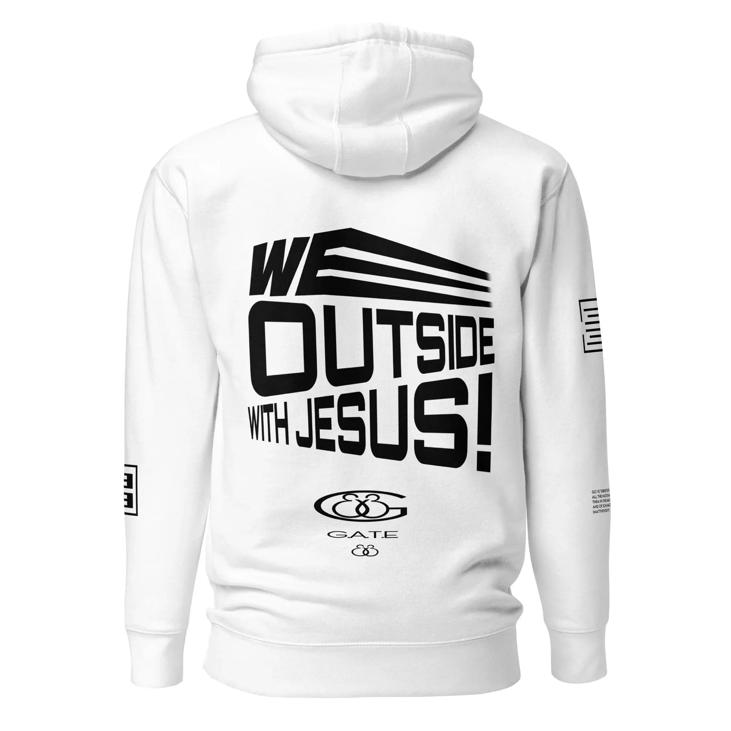 WE OUTSIDE -W- JESUS Unisex Hoodie - Da G.A.T.E 33