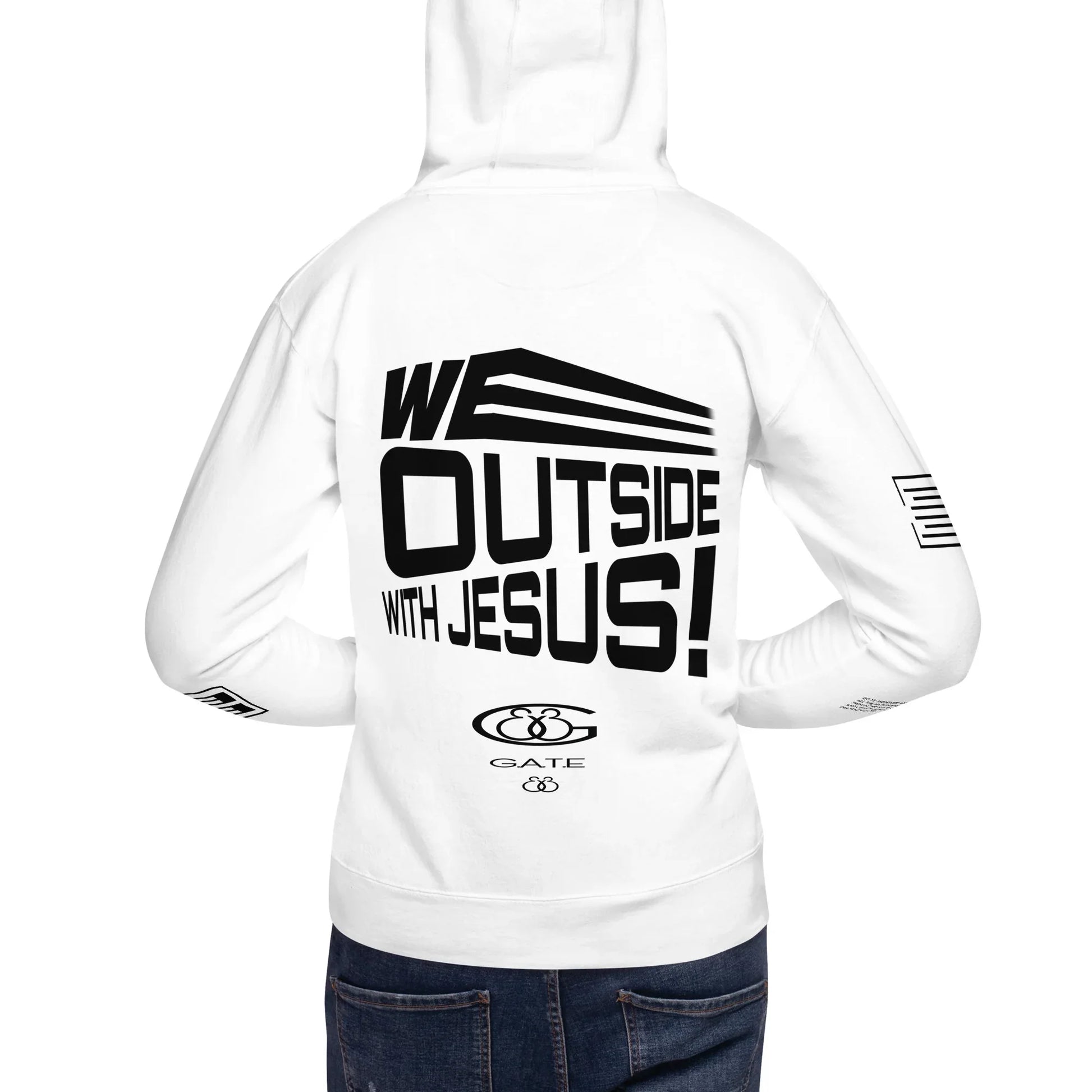 WE OUTSIDE -W- JESUS Unisex Hoodie - Da G.A.T.E 33