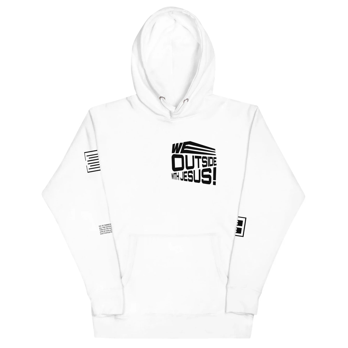 WE OUTSIDE -W- JESUS Unisex Hoodie - Da G.A.T.E 33