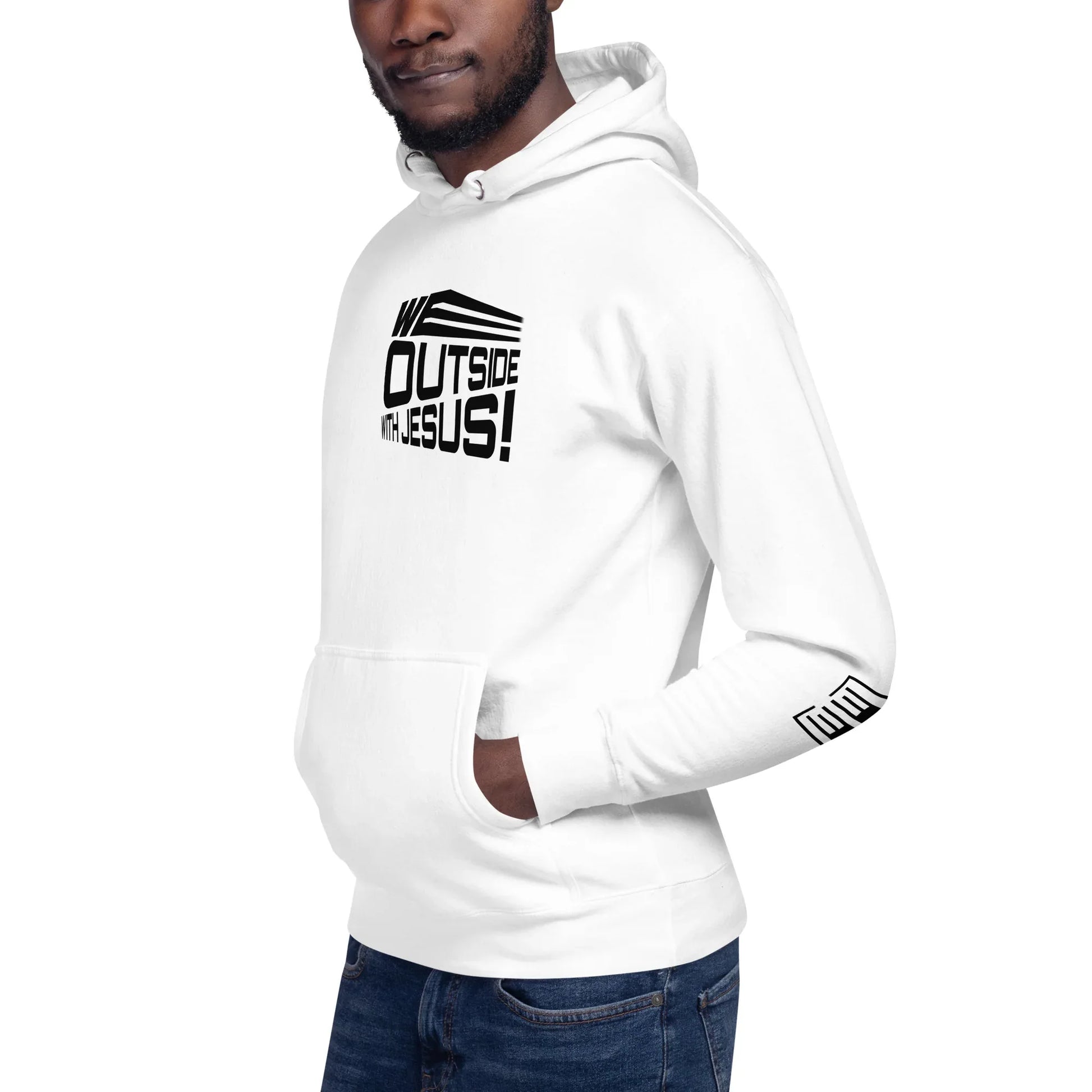 WE OUTSIDE -W- JESUS Unisex Hoodie - Da G.A.T.E 33