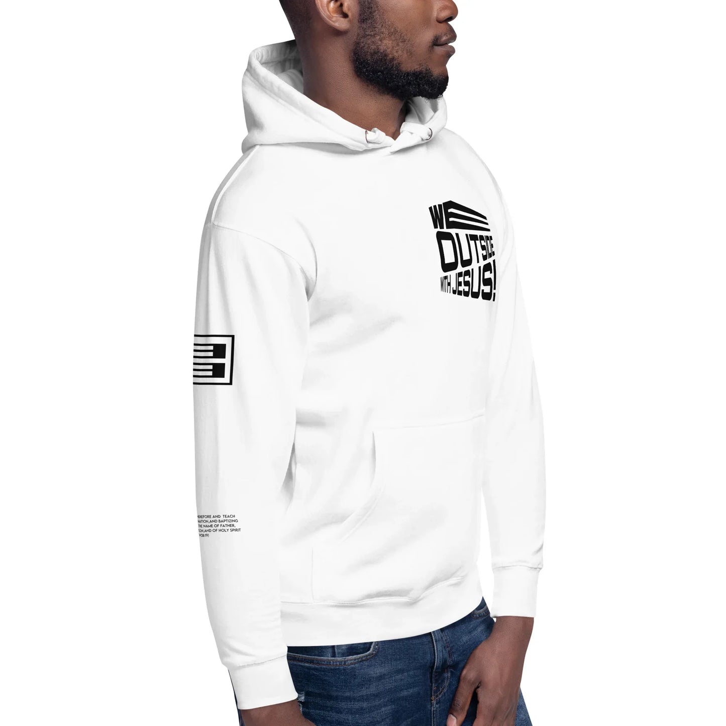 WE OUTSIDE -W- JESUS Unisex Hoodie - Da G.A.T.E 33