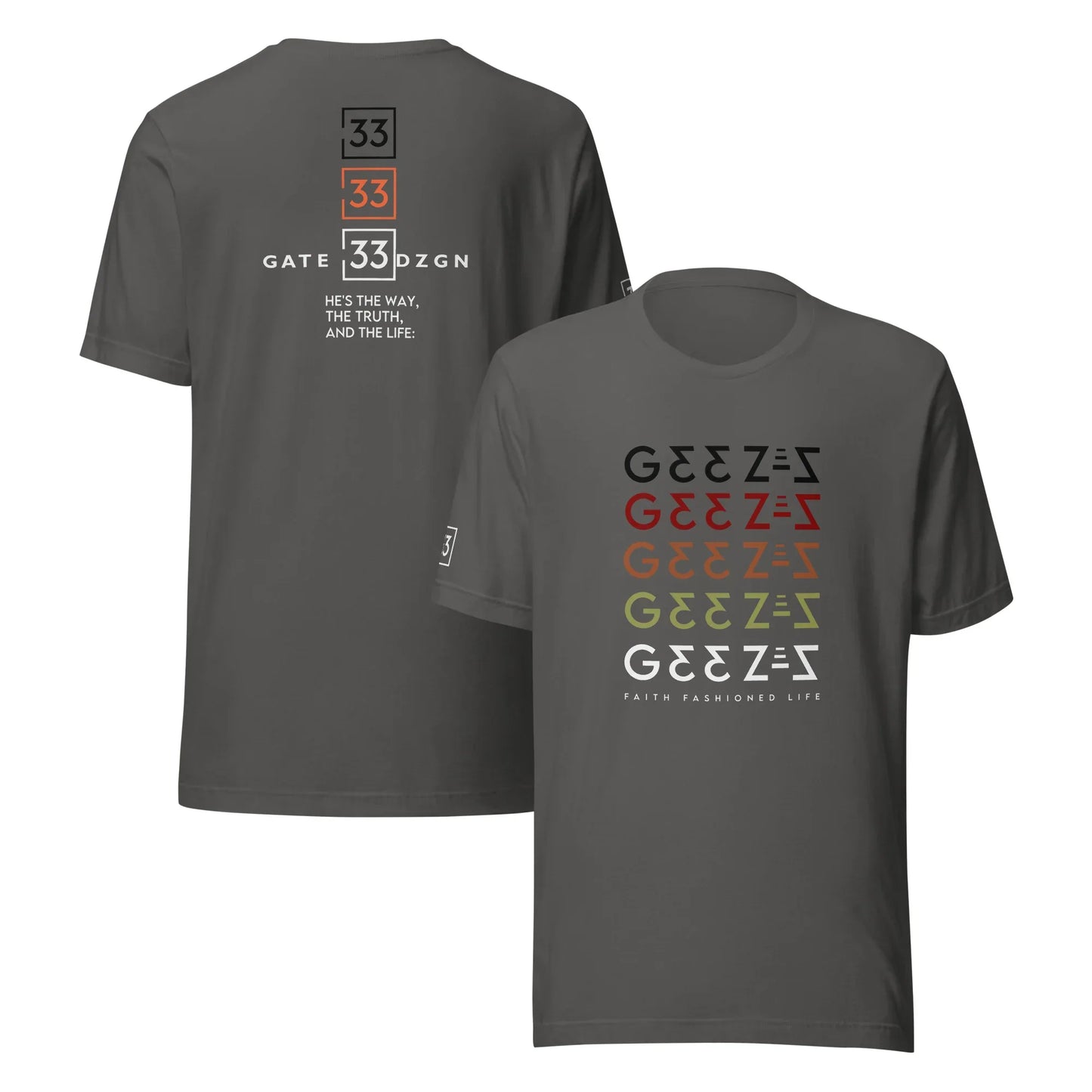G33Z=Z Unisex t-shirt - Da G.A.T.E 33