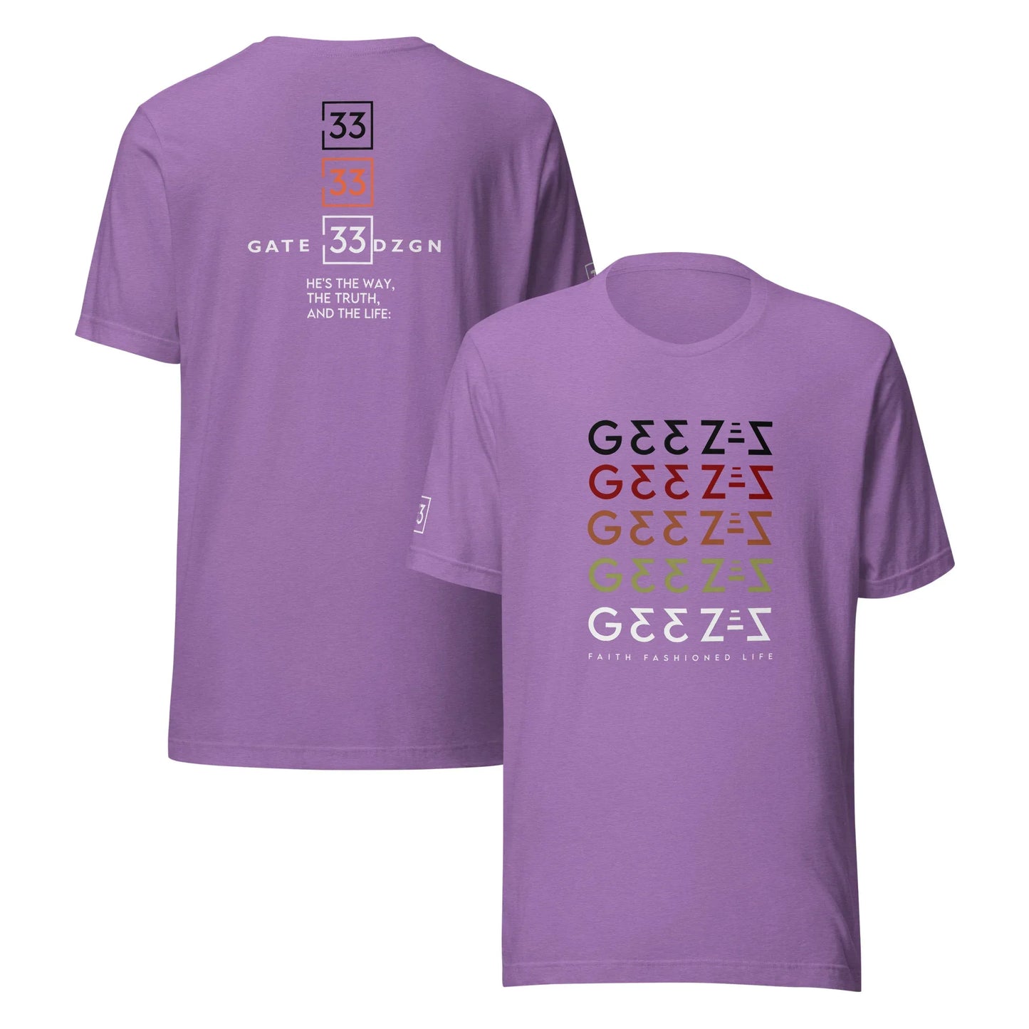 G33Z=Z Unisex t-shirt - Da G.A.T.E 33