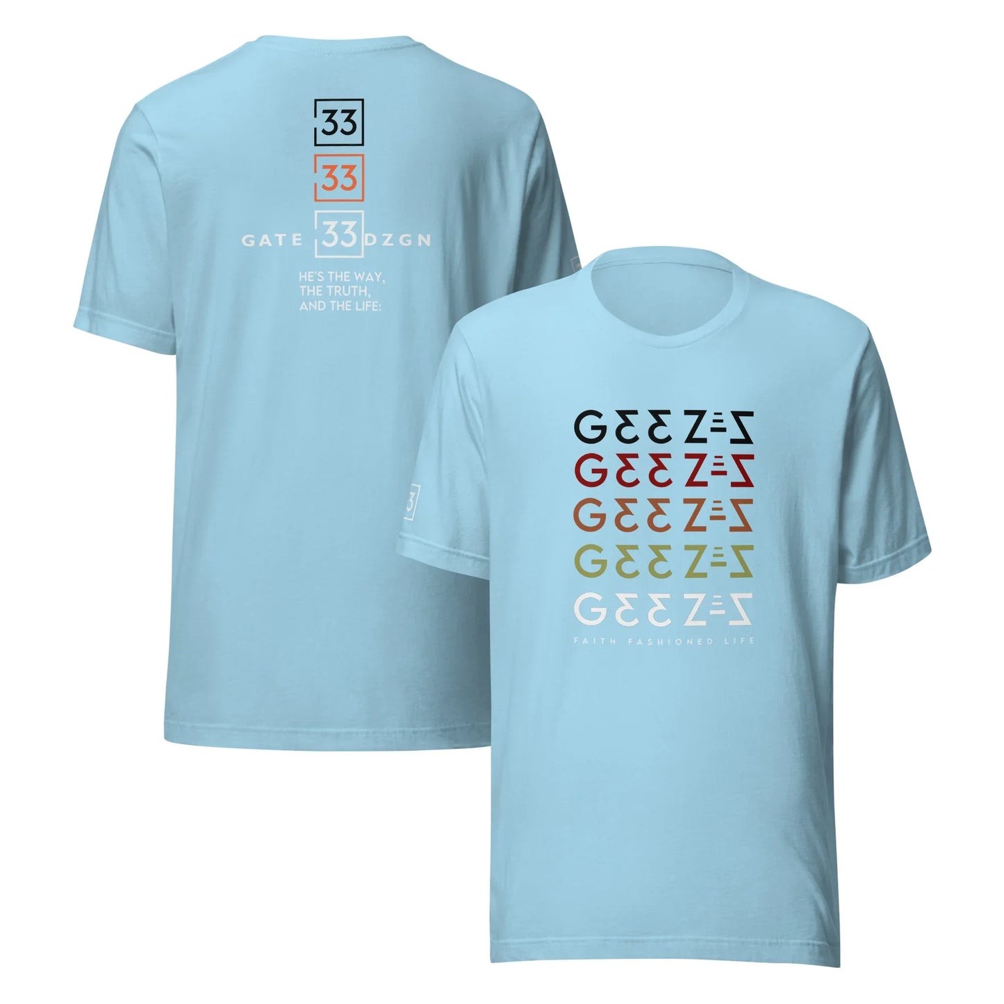 G33Z=Z Unisex t-shirt - Da G.A.T.E 33
