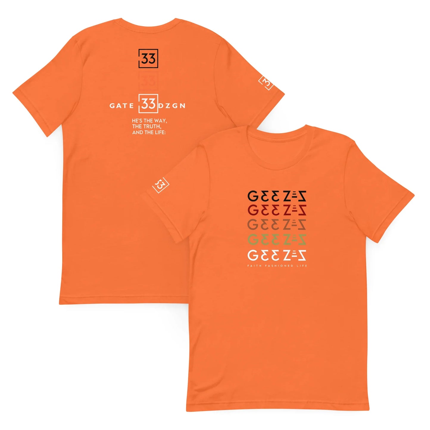 G33Z=Z Unisex t-shirt - Da G.A.T.E 33