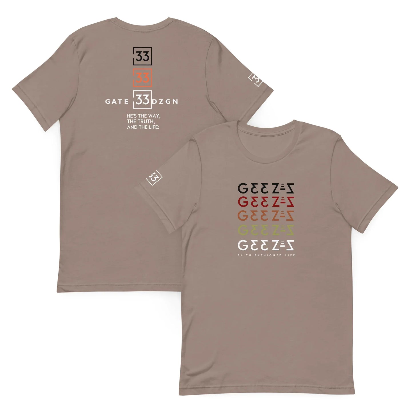 G33Z=Z Unisex t-shirt - Da G.A.T.E 33