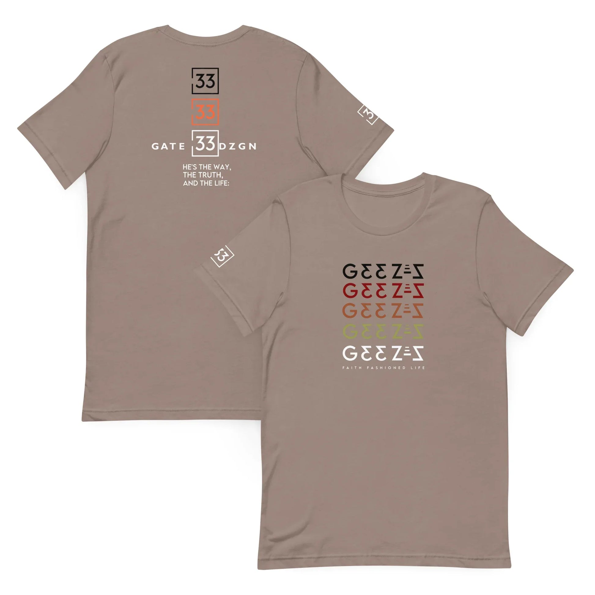 G33Z=Z Unisex t-shirt - Da G.A.T.E 33