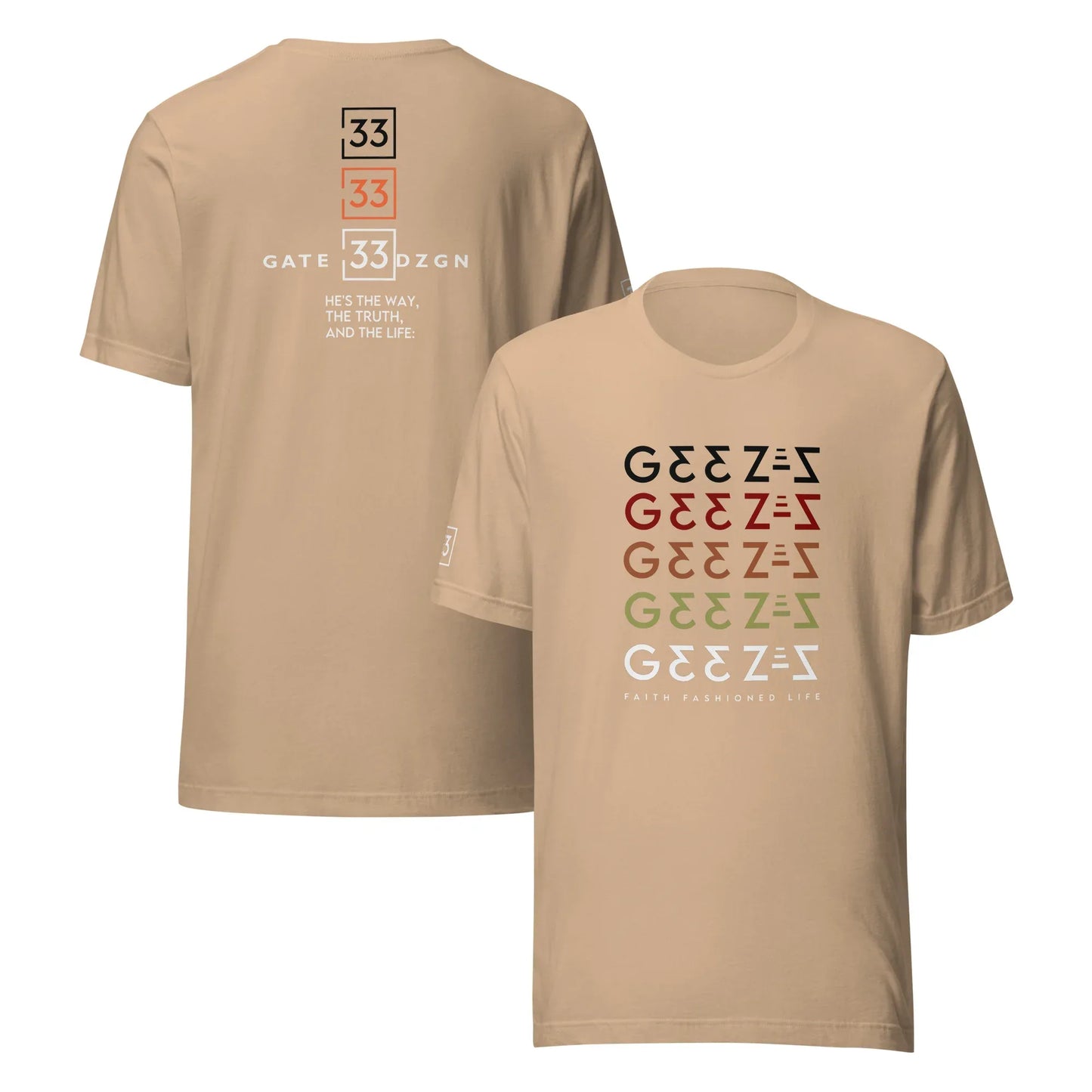 G33Z=Z Unisex t-shirt - Da G.A.T.E 33