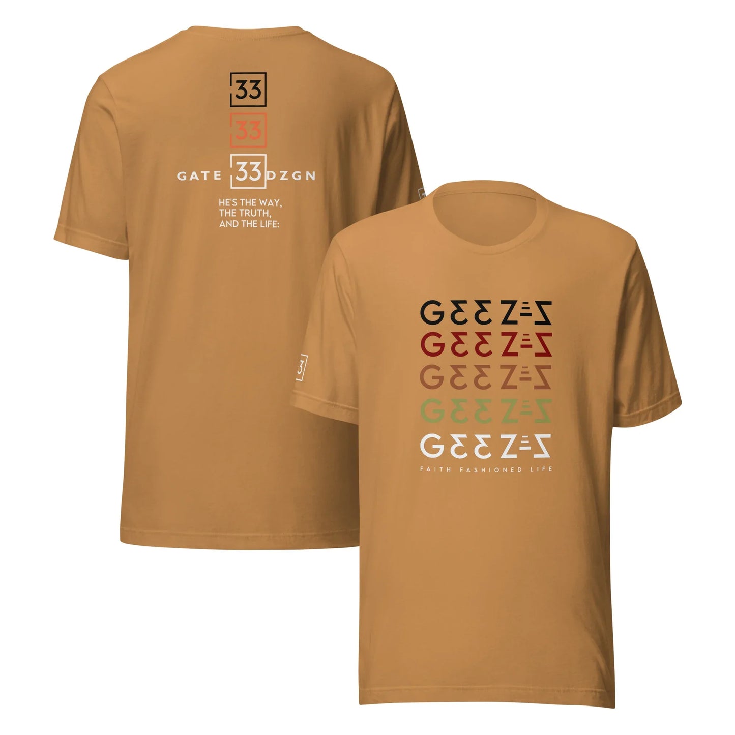 G33Z=Z Unisex t-shirt - Da G.A.T.E 33