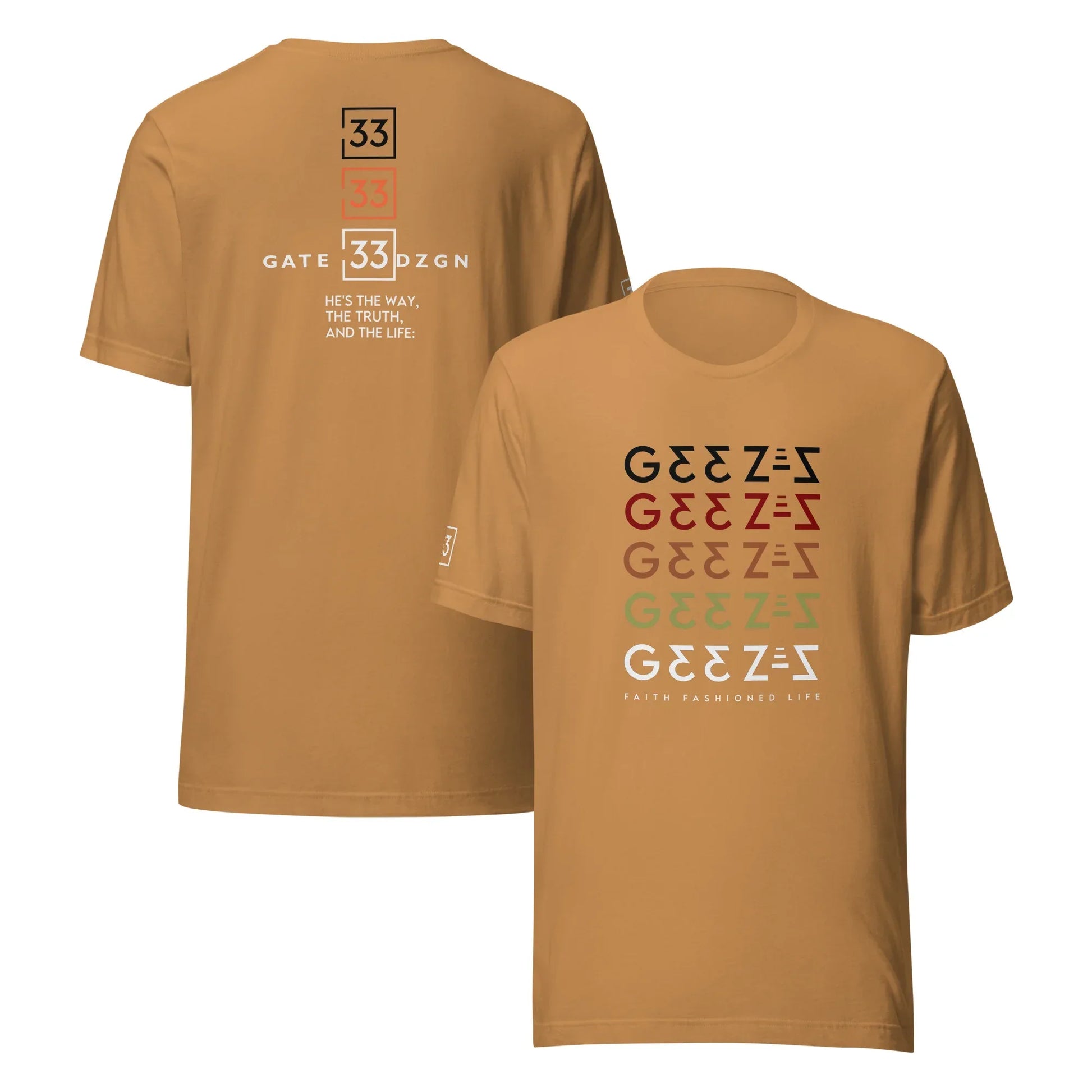 G33Z=Z Unisex t-shirt - Da G.A.T.E 33
