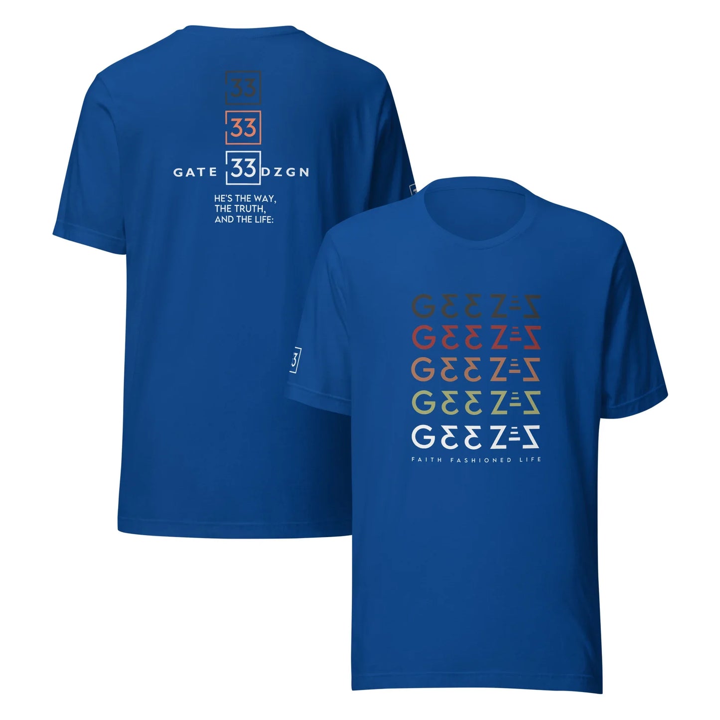 G33Z=Z Unisex t-shirt - Da G.A.T.E 33