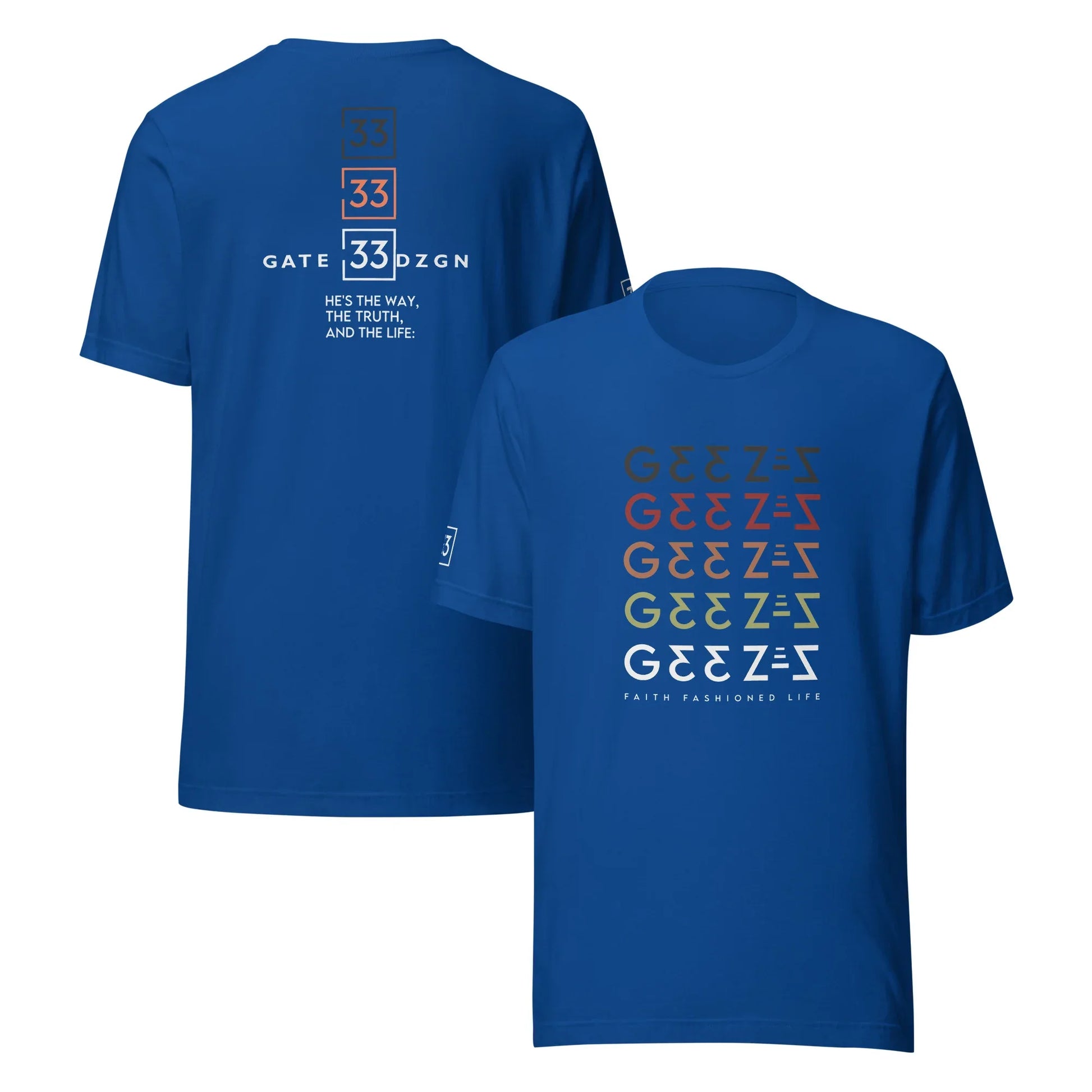 G33Z=Z Unisex t-shirt - Da G.A.T.E 33