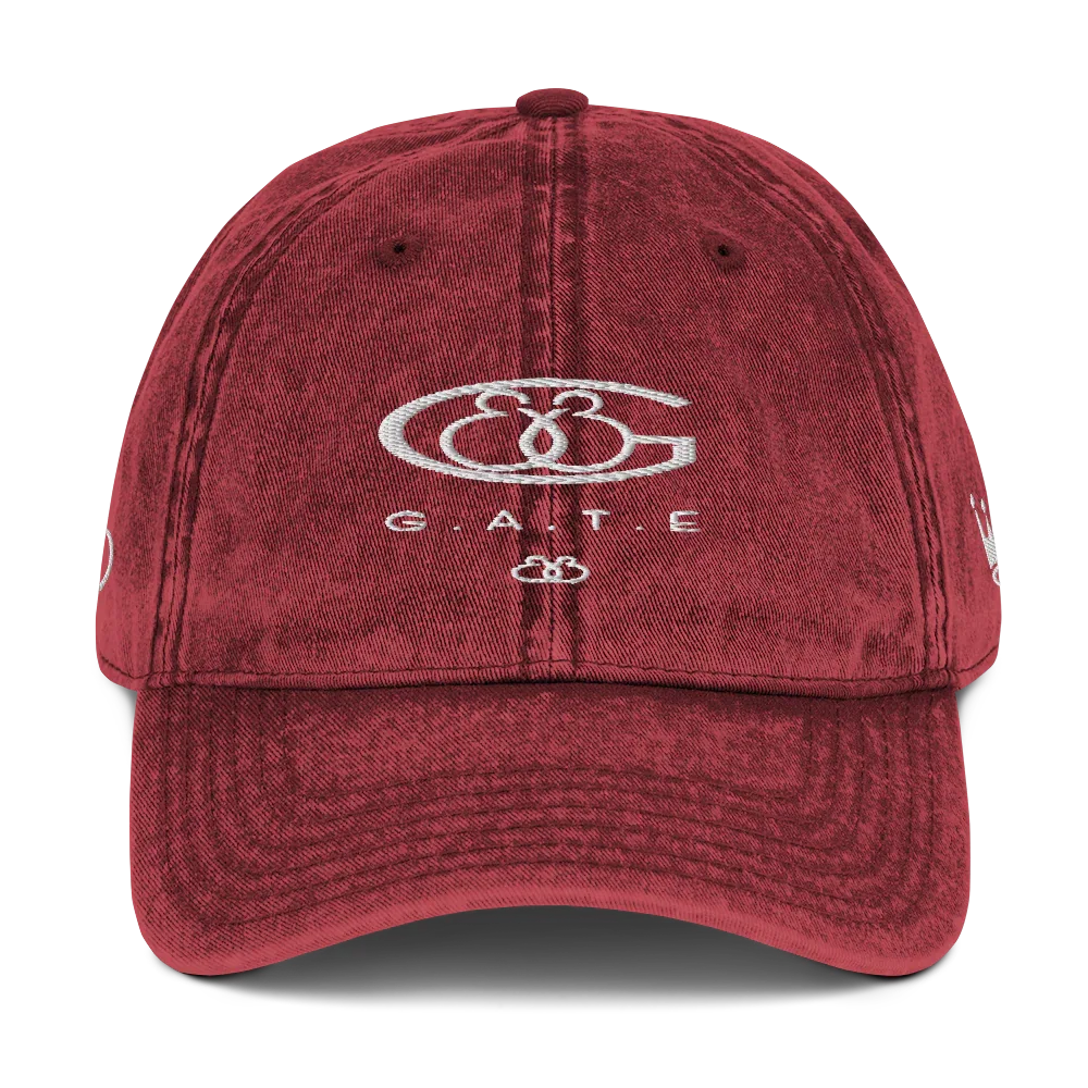 Gate33 Vintage Cotton Twill Cap - Da G.A.T.E 33