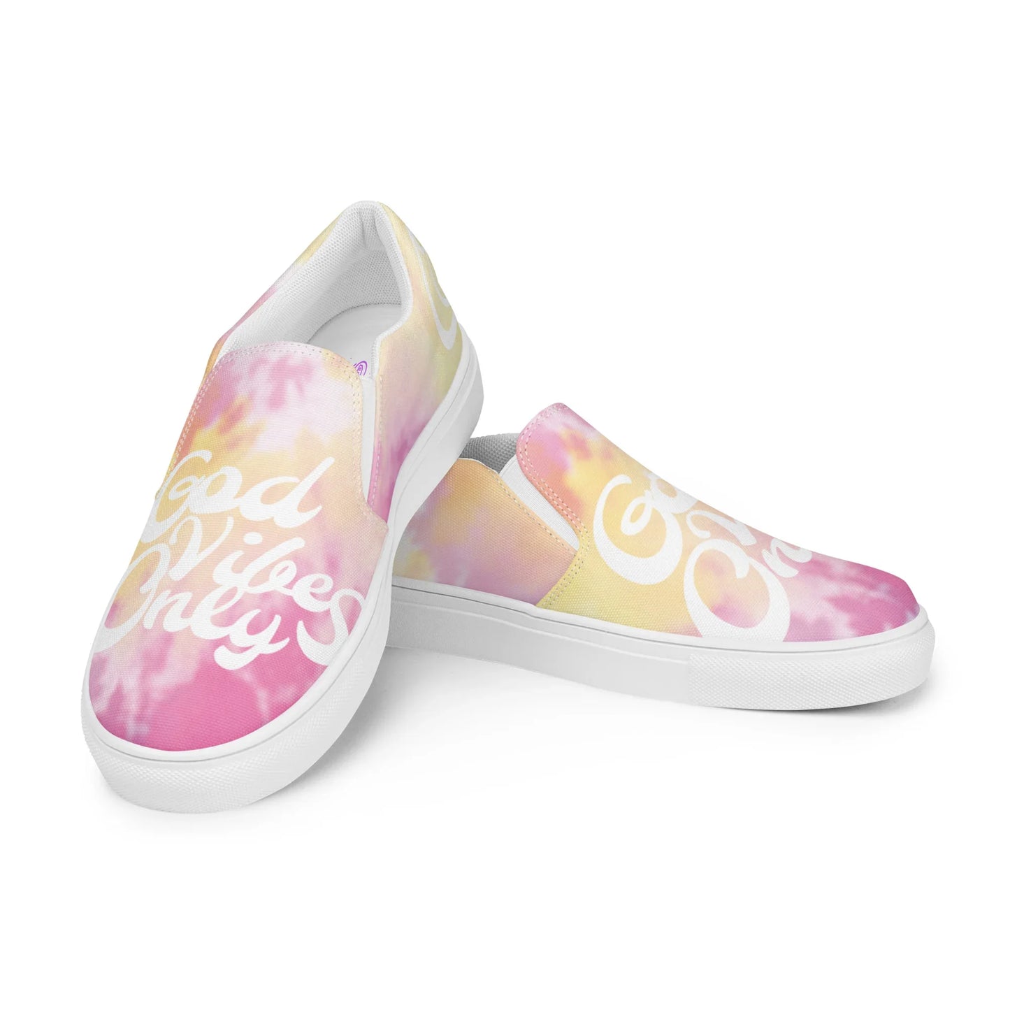 God Vibes Only Women’s slip-on canvas shoes - Da G.A.T.E 33